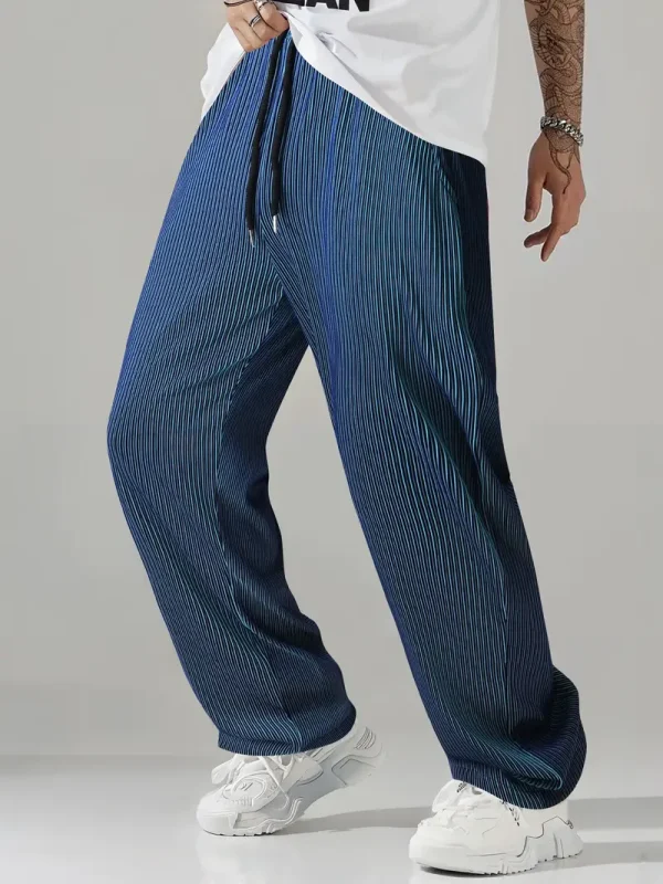 Stripe Halogen Pants - Blue