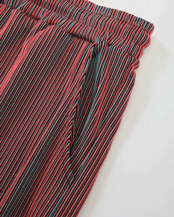 Stripe Halogen Pants - Red - Image 8