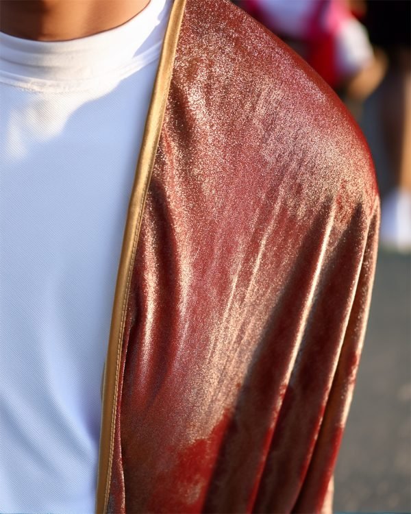 Kimono-Red-Sparkly-fabric Kimono-Red-Sparkly-fabric