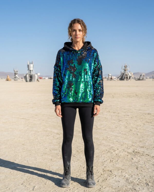 Sequin_Hoodie_Green_5