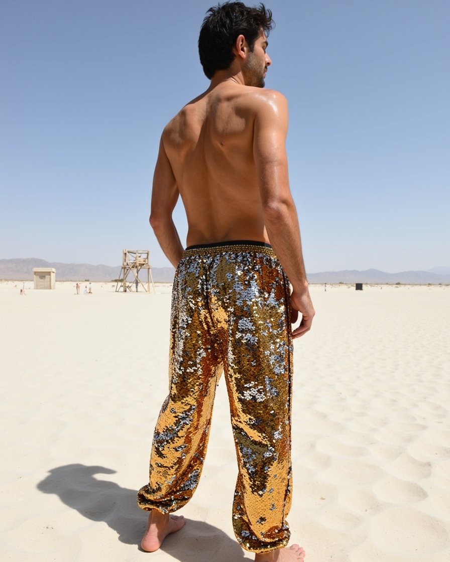Sequin_Long_Gold_2 Gold Silver Reversible Sequin Trousers
