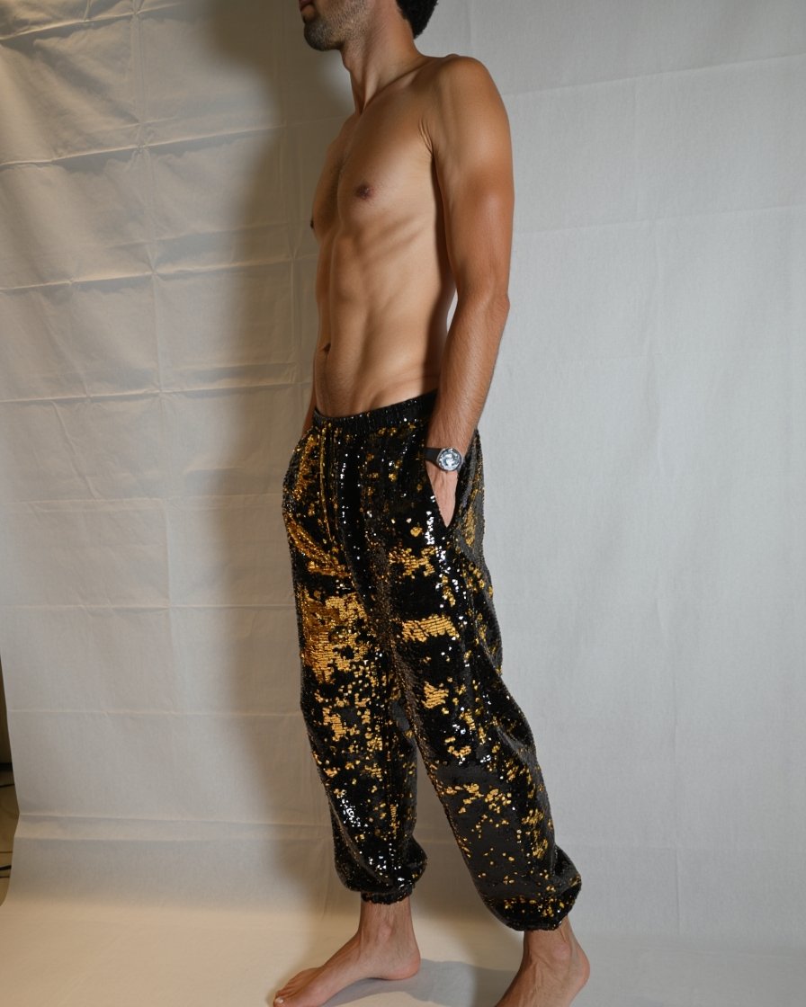 Sequin_Trousers_Black_4 Black Gold Reversible Sequin Trousers