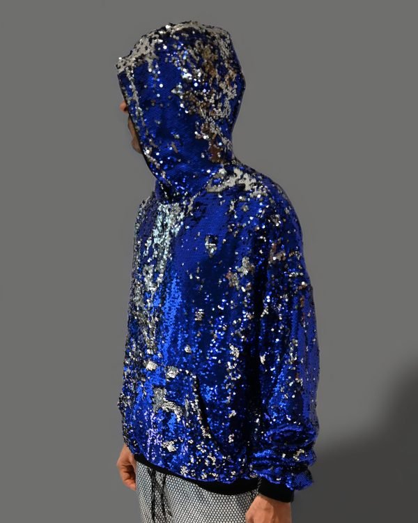 sequin hoodie_blue_side