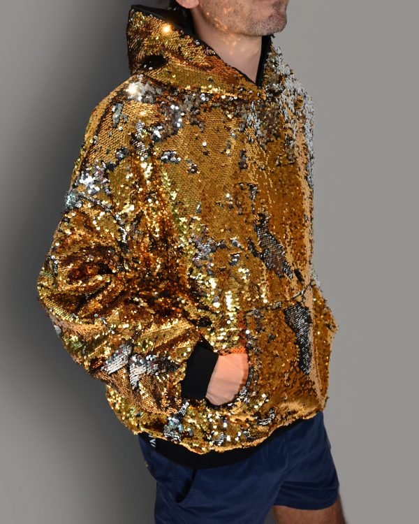 sequin hoodie_gold_side