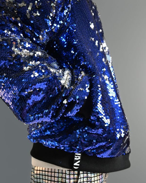 sequin jacket_blue_close